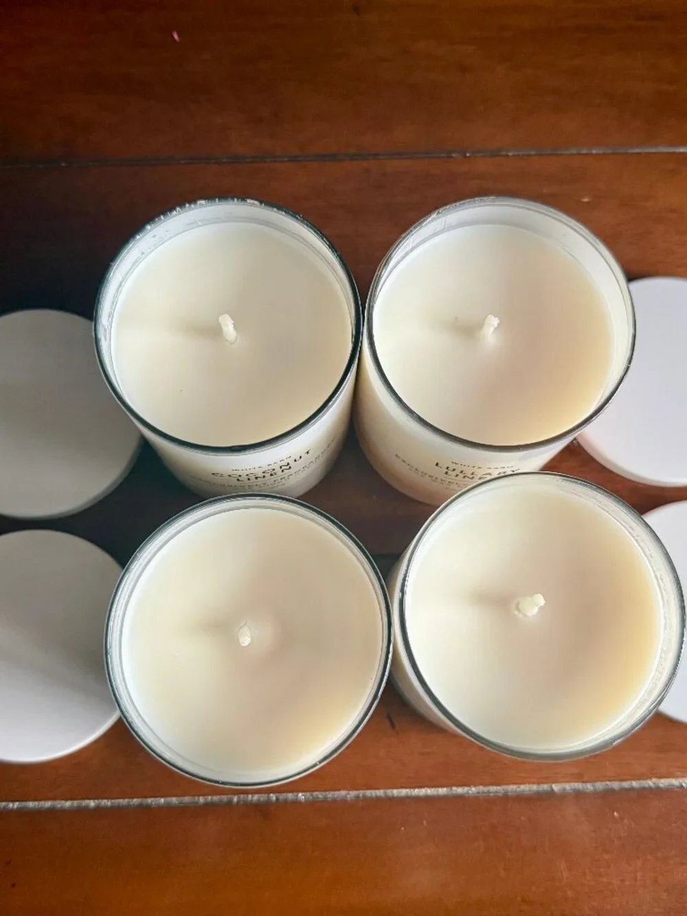 NEW 4-Pc Single Wick Candles Bath & Body Works
